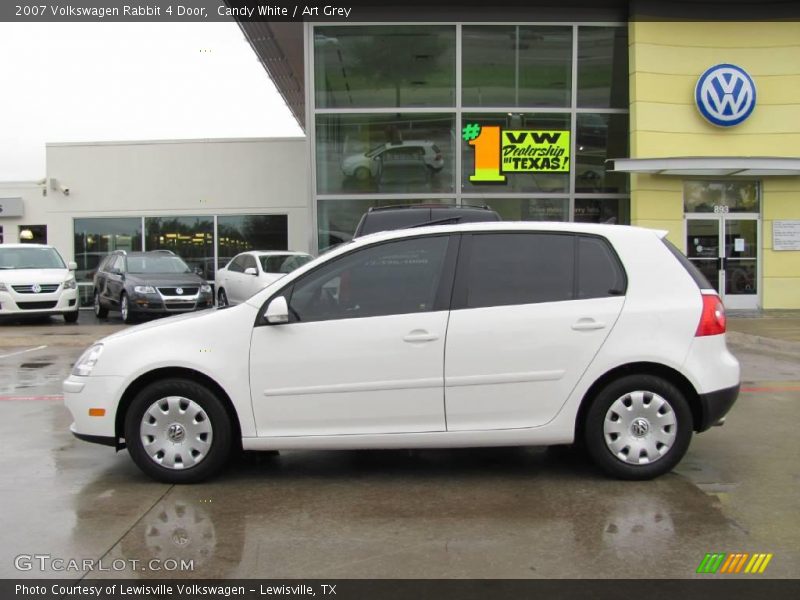 Candy White / Art Grey 2007 Volkswagen Rabbit 4 Door
