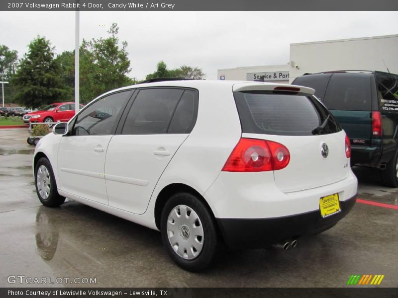 Candy White / Art Grey 2007 Volkswagen Rabbit 4 Door