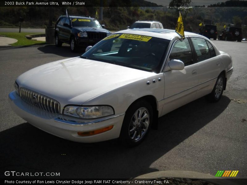 White / Shale 2003 Buick Park Avenue Ultra