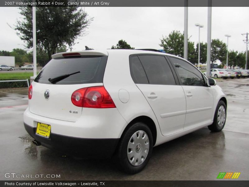 Candy White / Art Grey 2007 Volkswagen Rabbit 4 Door