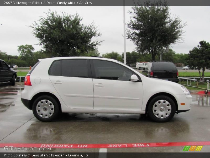 Candy White / Art Grey 2007 Volkswagen Rabbit 4 Door