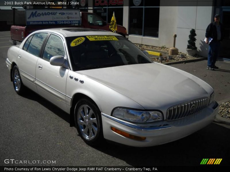 White / Shale 2003 Buick Park Avenue Ultra