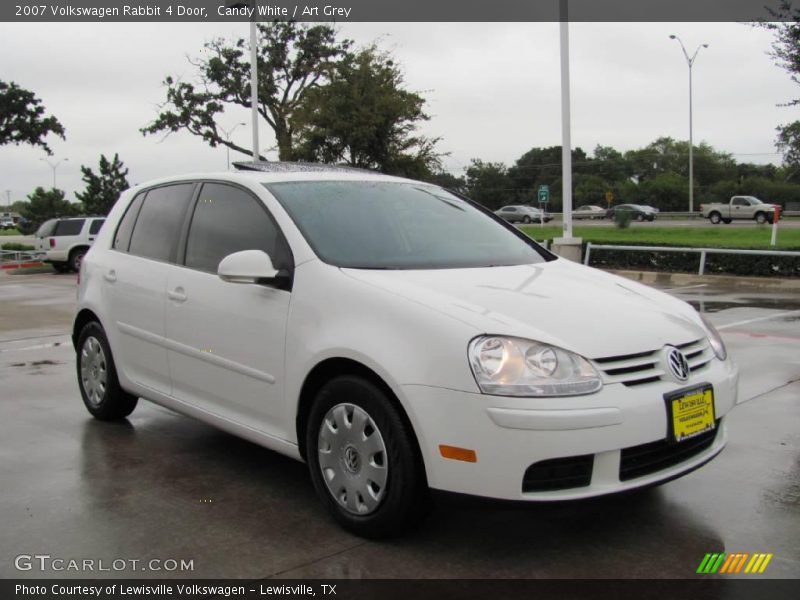 Candy White / Art Grey 2007 Volkswagen Rabbit 4 Door