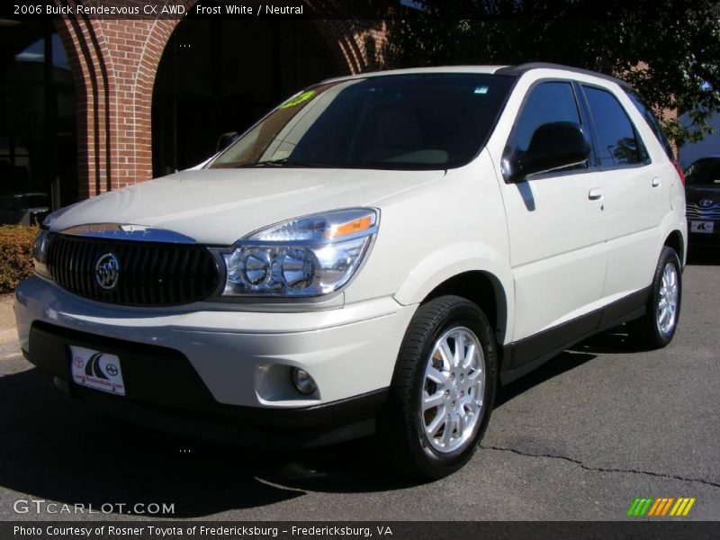 Frost White / Neutral 2006 Buick Rendezvous CX AWD