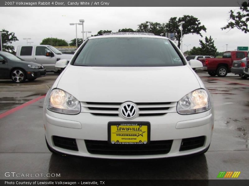 Candy White / Art Grey 2007 Volkswagen Rabbit 4 Door