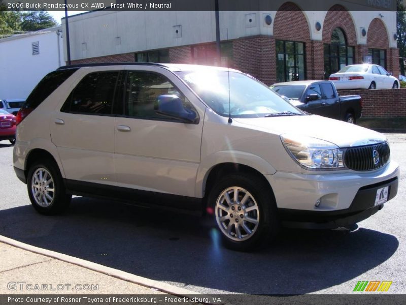 Frost White / Neutral 2006 Buick Rendezvous CX AWD