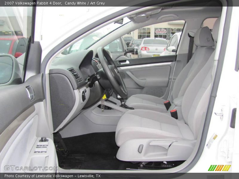 Candy White / Art Grey 2007 Volkswagen Rabbit 4 Door