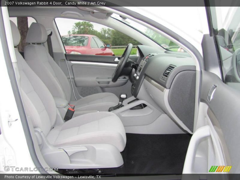 Candy White / Art Grey 2007 Volkswagen Rabbit 4 Door