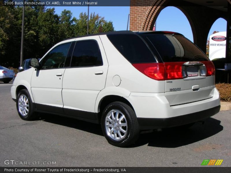 Frost White / Neutral 2006 Buick Rendezvous CX AWD