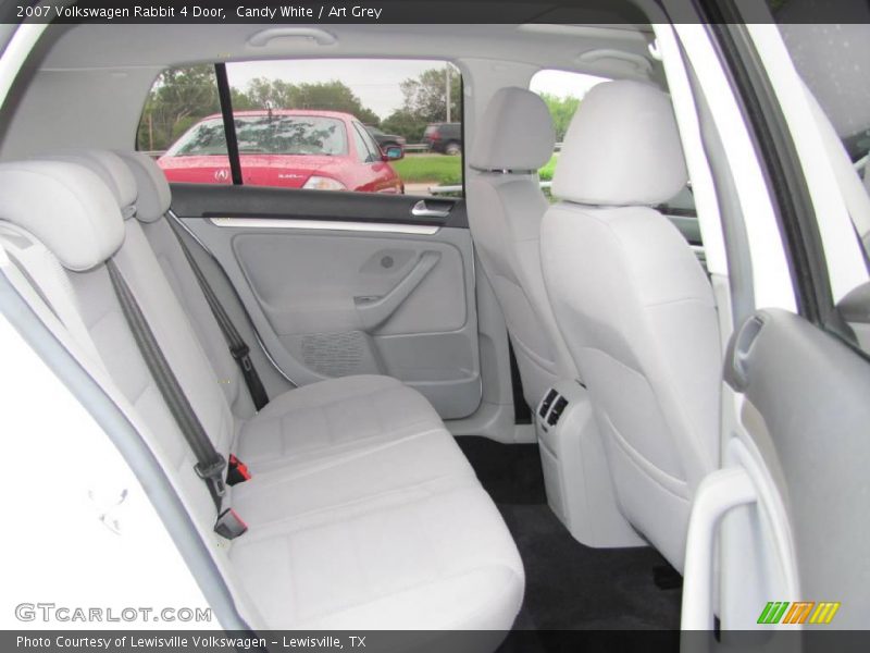 Candy White / Art Grey 2007 Volkswagen Rabbit 4 Door