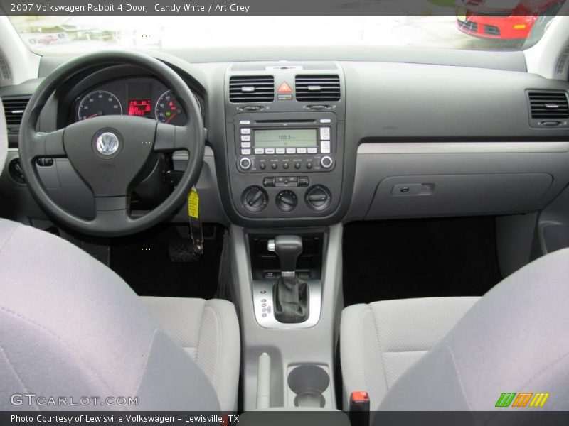 Candy White / Art Grey 2007 Volkswagen Rabbit 4 Door