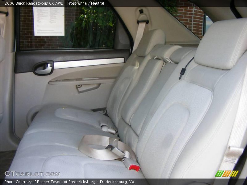 Frost White / Neutral 2006 Buick Rendezvous CX AWD