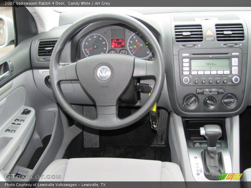 Candy White / Art Grey 2007 Volkswagen Rabbit 4 Door