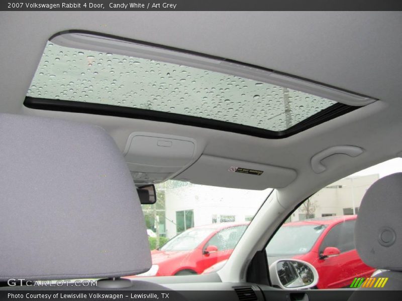 Candy White / Art Grey 2007 Volkswagen Rabbit 4 Door