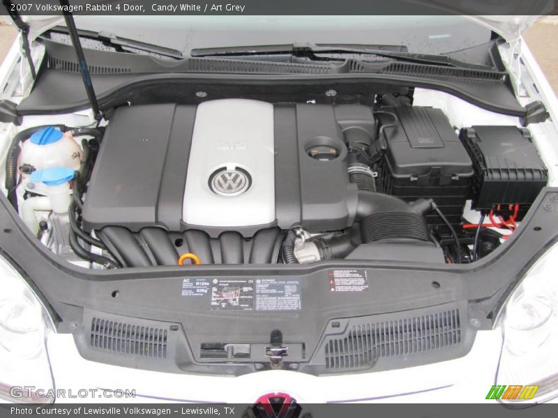 Candy White / Art Grey 2007 Volkswagen Rabbit 4 Door