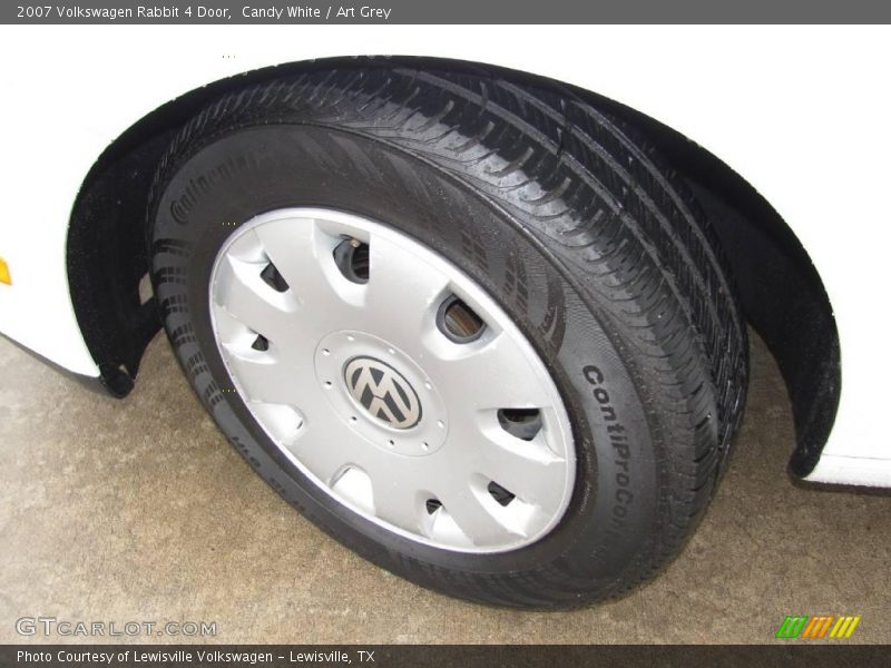 Candy White / Art Grey 2007 Volkswagen Rabbit 4 Door