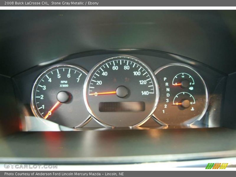 Stone Gray Metallic / Ebony 2008 Buick LaCrosse CXL