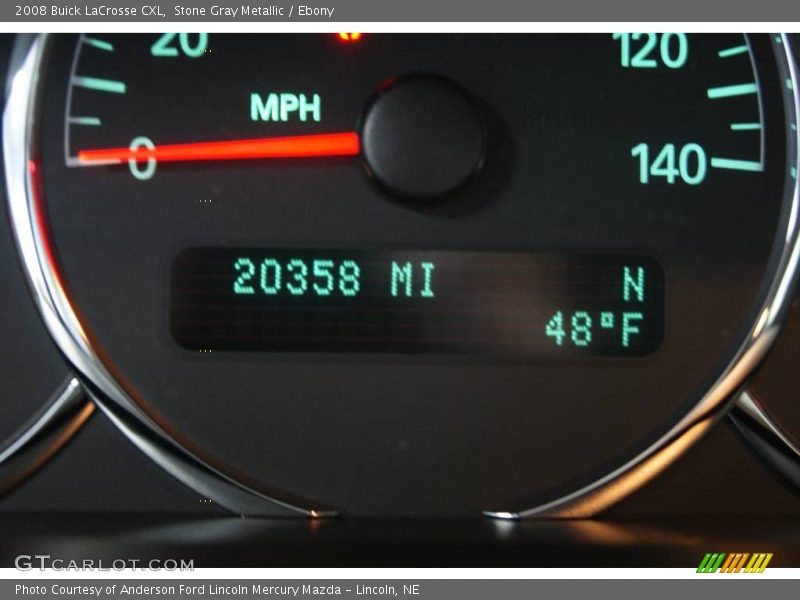 Stone Gray Metallic / Ebony 2008 Buick LaCrosse CXL
