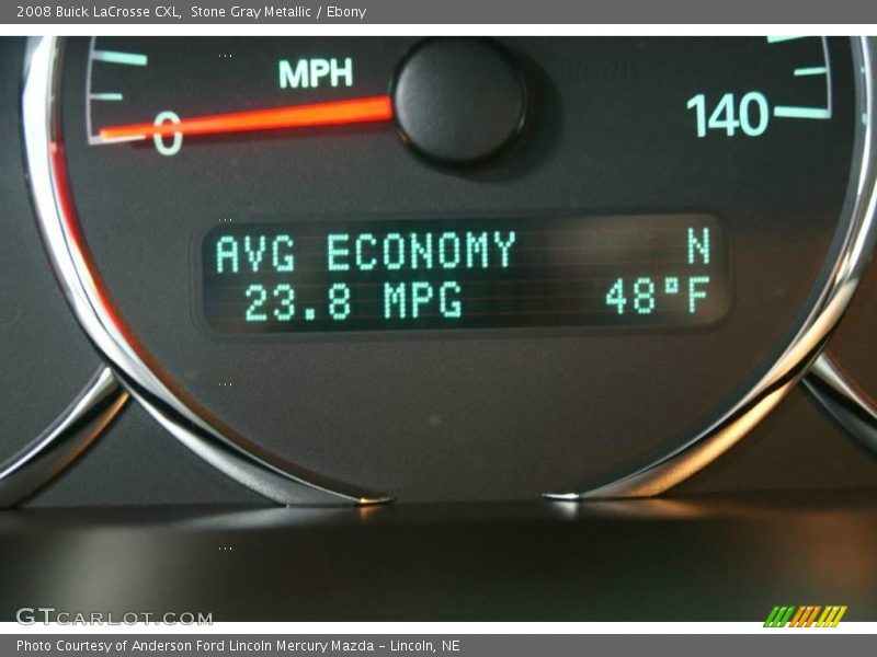 Stone Gray Metallic / Ebony 2008 Buick LaCrosse CXL