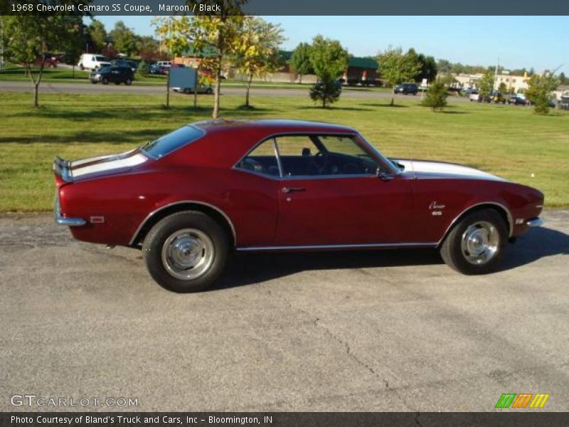 Maroon / Black 1968 Chevrolet Camaro SS Coupe