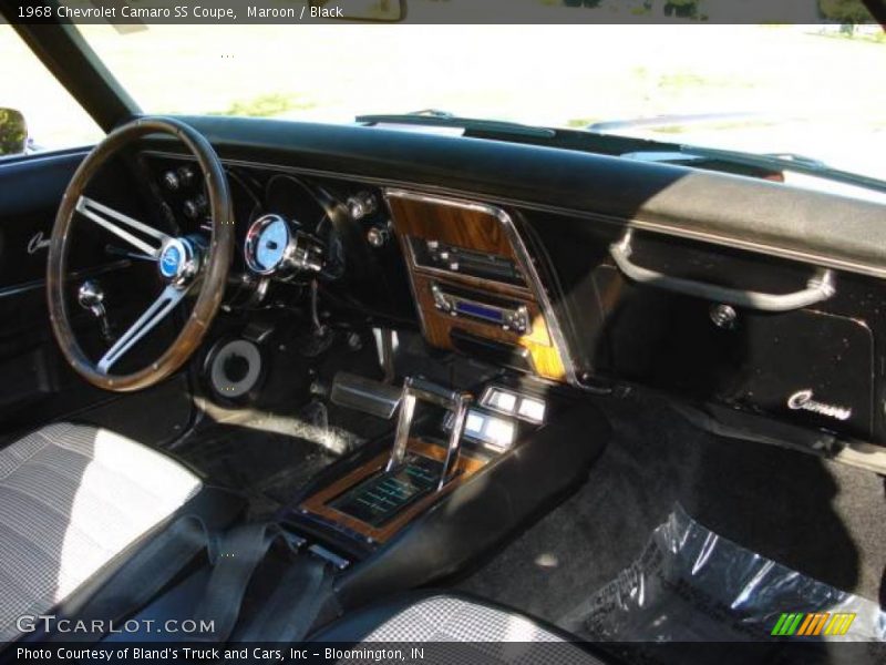 Maroon / Black 1968 Chevrolet Camaro SS Coupe