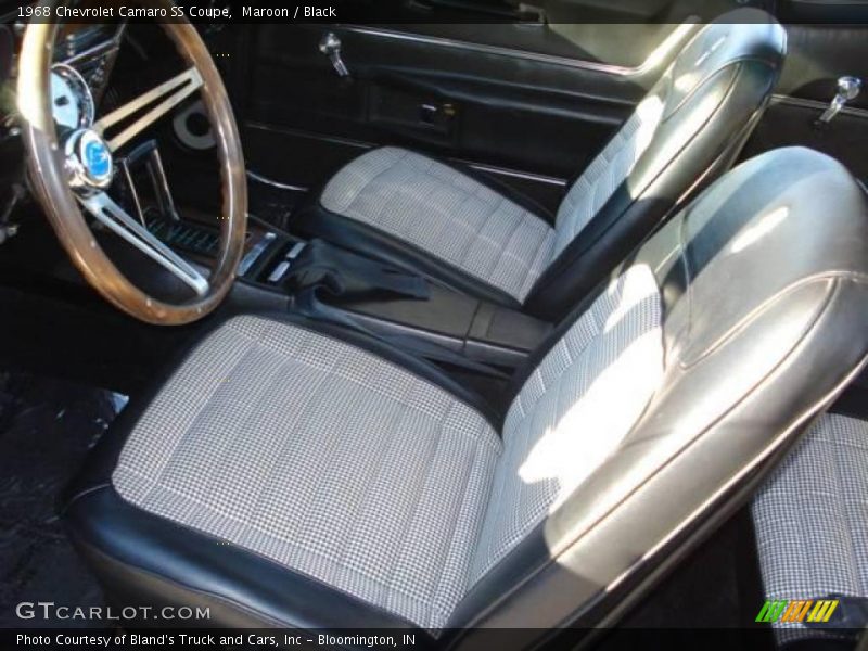 Maroon / Black 1968 Chevrolet Camaro SS Coupe