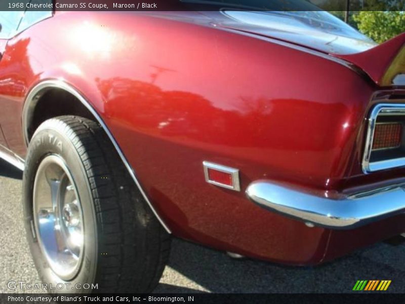 Maroon / Black 1968 Chevrolet Camaro SS Coupe