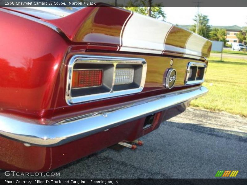 Maroon / Black 1968 Chevrolet Camaro SS Coupe