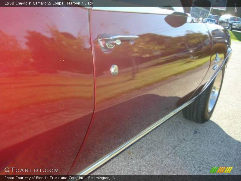 Maroon / Black 1968 Chevrolet Camaro SS Coupe
