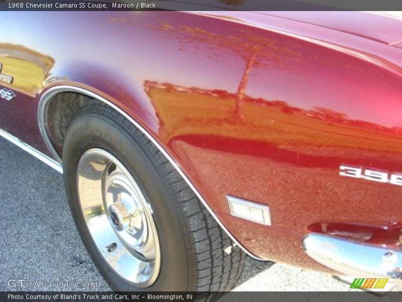 Maroon / Black 1968 Chevrolet Camaro SS Coupe