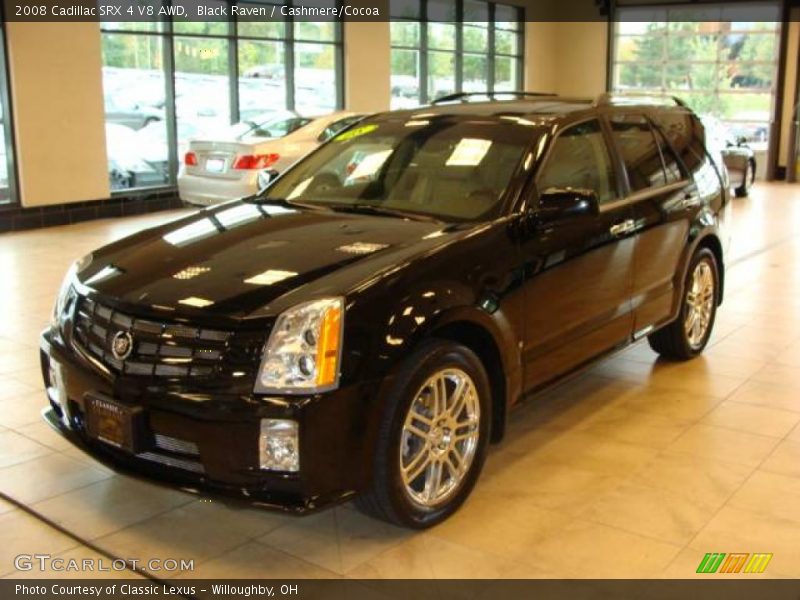 Black Raven / Cashmere/Cocoa 2008 Cadillac SRX 4 V8 AWD