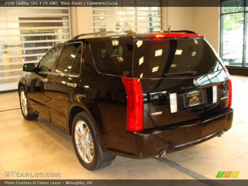 Black Raven / Cashmere/Cocoa 2008 Cadillac SRX 4 V8 AWD