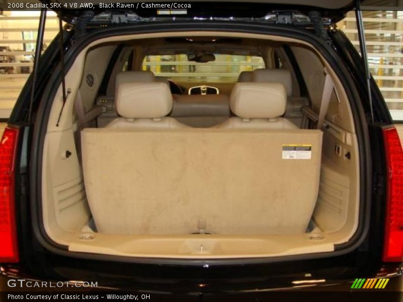 Black Raven / Cashmere/Cocoa 2008 Cadillac SRX 4 V8 AWD