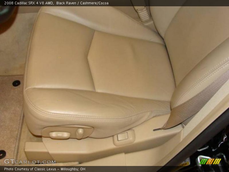 Black Raven / Cashmere/Cocoa 2008 Cadillac SRX 4 V8 AWD