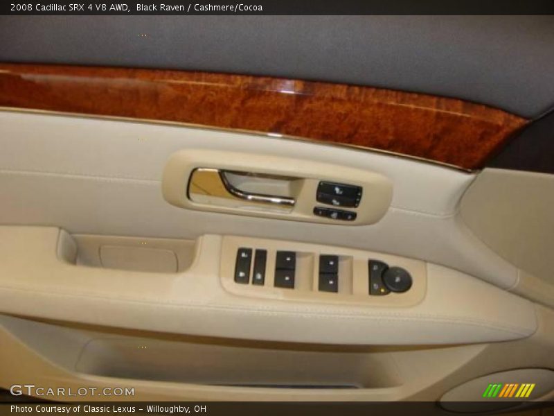 Black Raven / Cashmere/Cocoa 2008 Cadillac SRX 4 V8 AWD