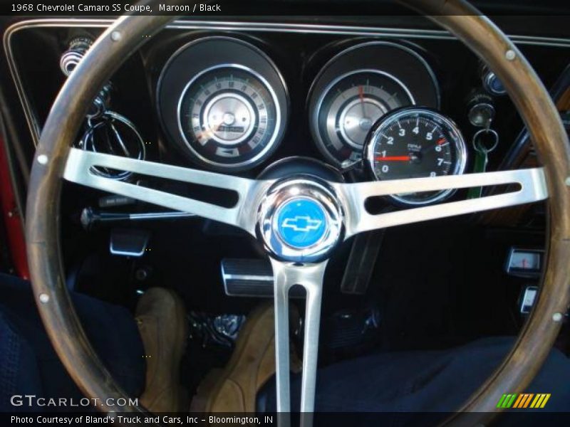Maroon / Black 1968 Chevrolet Camaro SS Coupe