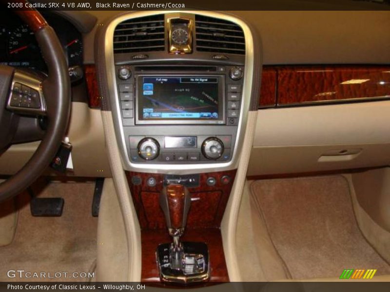 Black Raven / Cashmere/Cocoa 2008 Cadillac SRX 4 V8 AWD
