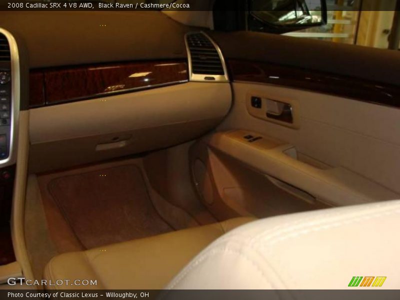 Black Raven / Cashmere/Cocoa 2008 Cadillac SRX 4 V8 AWD