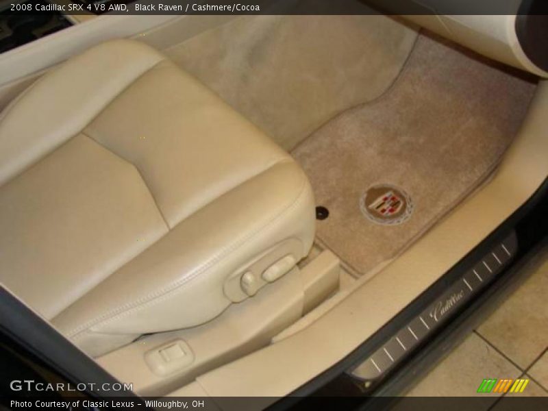 Black Raven / Cashmere/Cocoa 2008 Cadillac SRX 4 V8 AWD