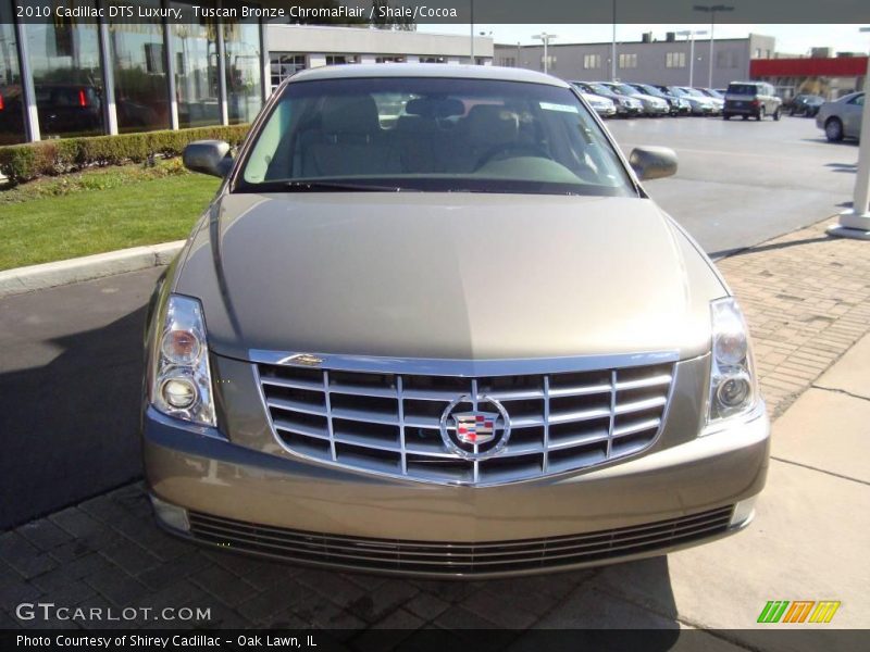 Tuscan Bronze ChromaFlair / Shale/Cocoa 2010 Cadillac DTS Luxury