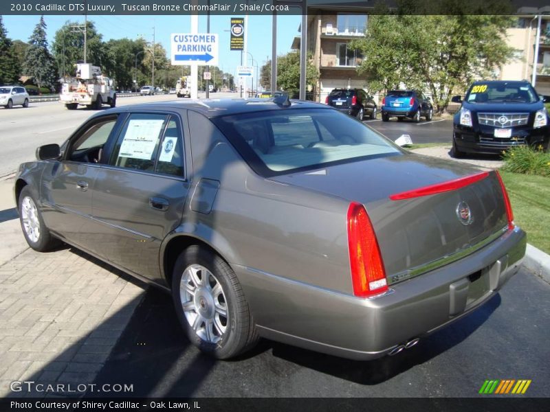 Tuscan Bronze ChromaFlair / Shale/Cocoa 2010 Cadillac DTS Luxury