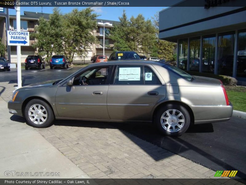 Tuscan Bronze ChromaFlair / Shale/Cocoa 2010 Cadillac DTS Luxury