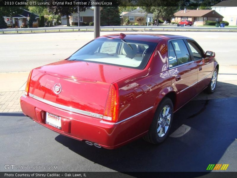 Crystal Red Tintcoat / Shale/Cocoa 2010 Cadillac DTS Luxury