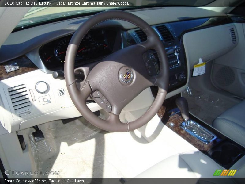 Tuscan Bronze ChromaFlair / Shale/Cocoa 2010 Cadillac DTS Luxury