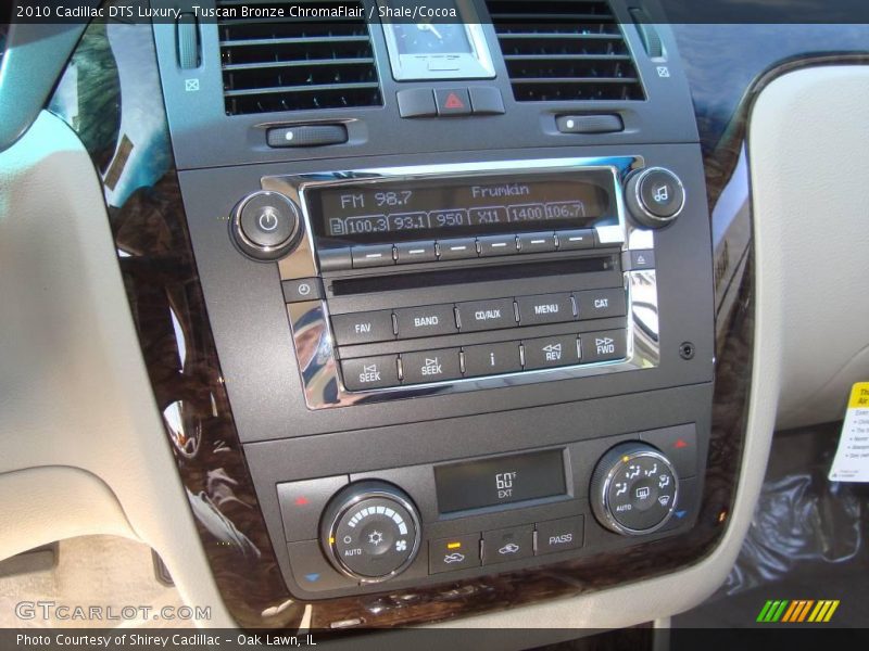 Tuscan Bronze ChromaFlair / Shale/Cocoa 2010 Cadillac DTS Luxury