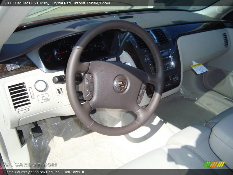 Crystal Red Tintcoat / Shale/Cocoa 2010 Cadillac DTS Luxury