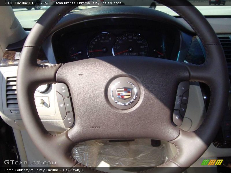 Tuscan Bronze ChromaFlair / Shale/Cocoa 2010 Cadillac DTS Luxury