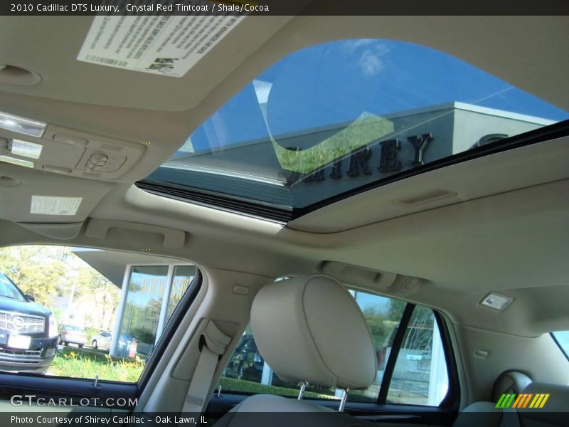 Crystal Red Tintcoat / Shale/Cocoa 2010 Cadillac DTS Luxury