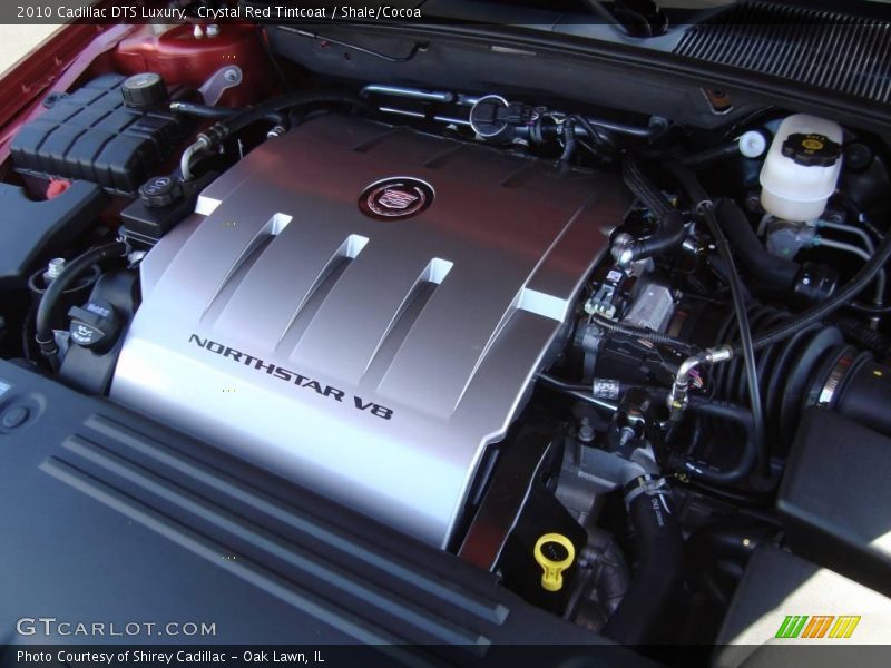 Crystal Red Tintcoat / Shale/Cocoa 2010 Cadillac DTS Luxury