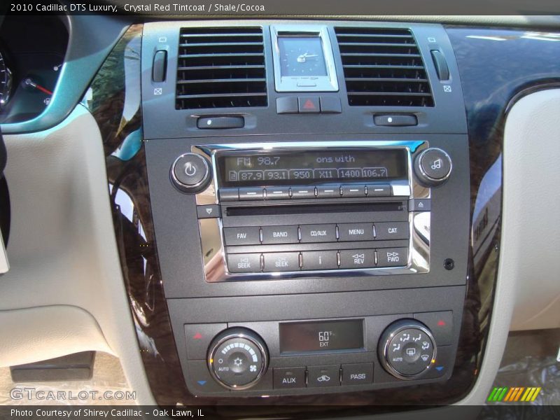 Crystal Red Tintcoat / Shale/Cocoa 2010 Cadillac DTS Luxury